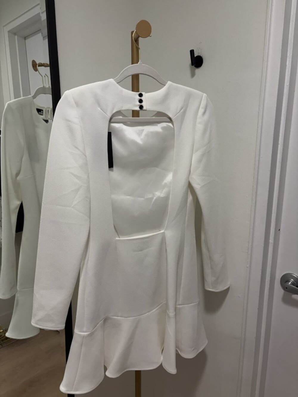 The Kooples white long sleeve dress. Size 2, new with tags.